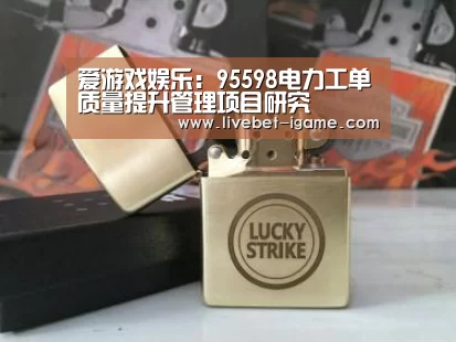 爱游戏娱乐：95598电力工单质量提升管理项目研究